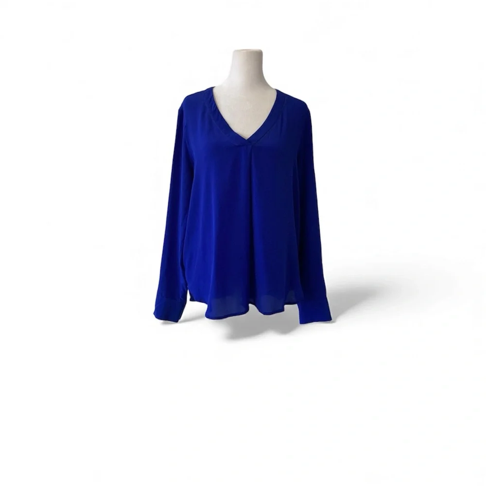 J. Crew 10 Blue Women's Top Long Sleeves